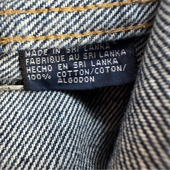 Vintage 90s Tommy Jeans Jacket Men's Size Medium or Women's Size Large Cotton - Picture 9 of 10